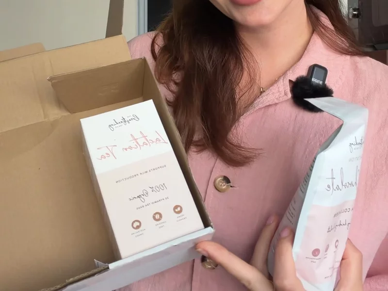 Unboxing of Lactation Support Products
