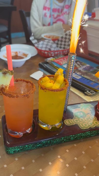 El Coco Loco Modesto - Margarita flights - Seafood Near Me - Modesto, California
