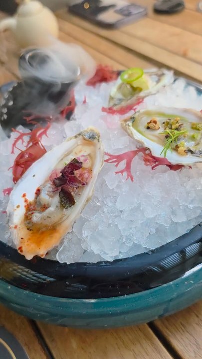Azumi - Oyster Trio - Sushi Bars Near Me - Houston, Texas