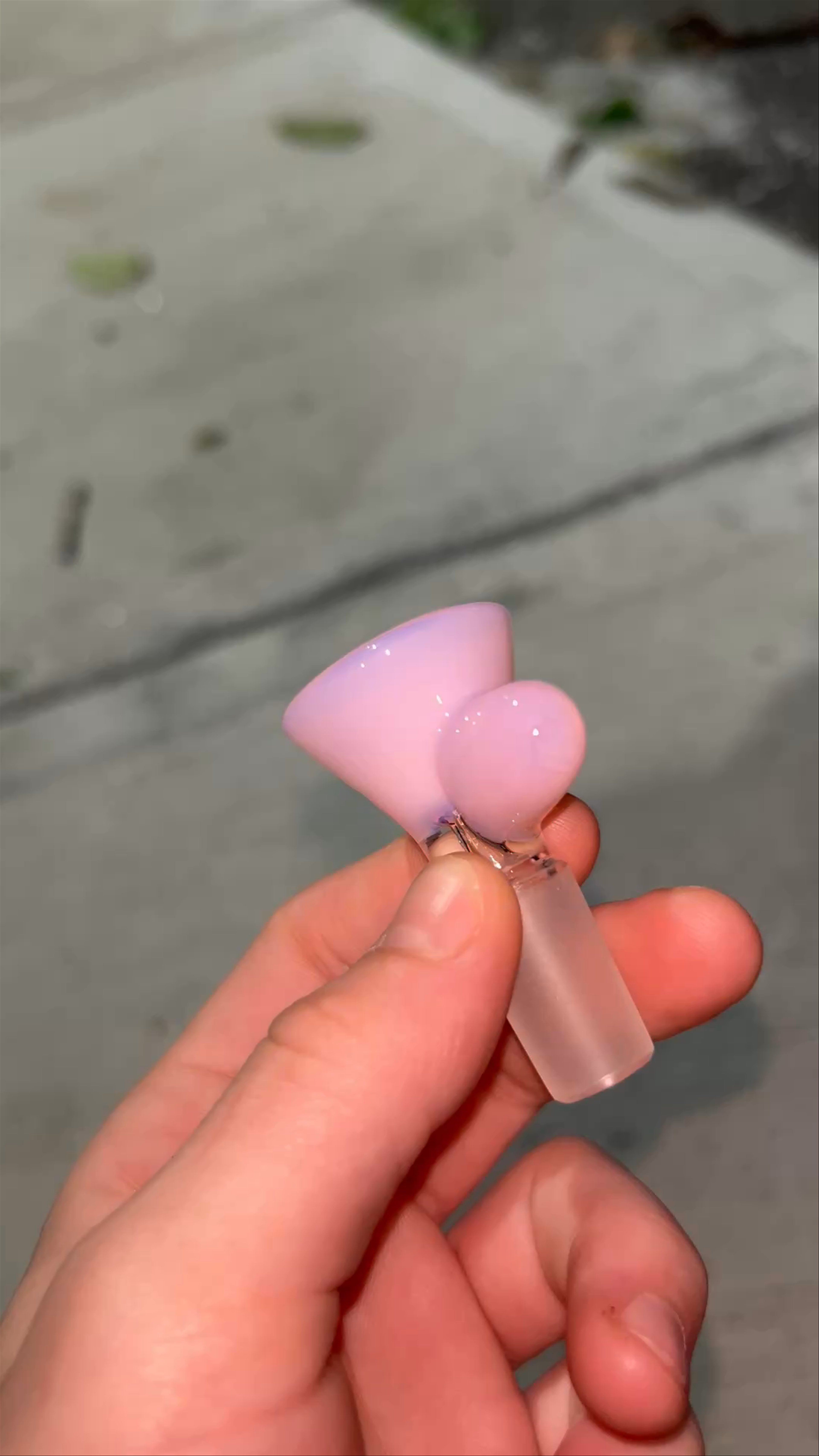 Preview pic of Mavglass thick handle pink slide