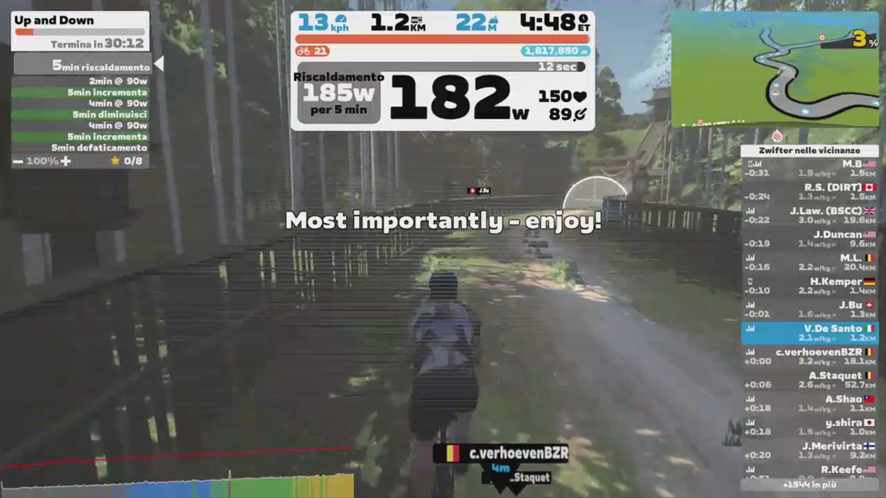 Zwift - Up and Down in Makuri Islands