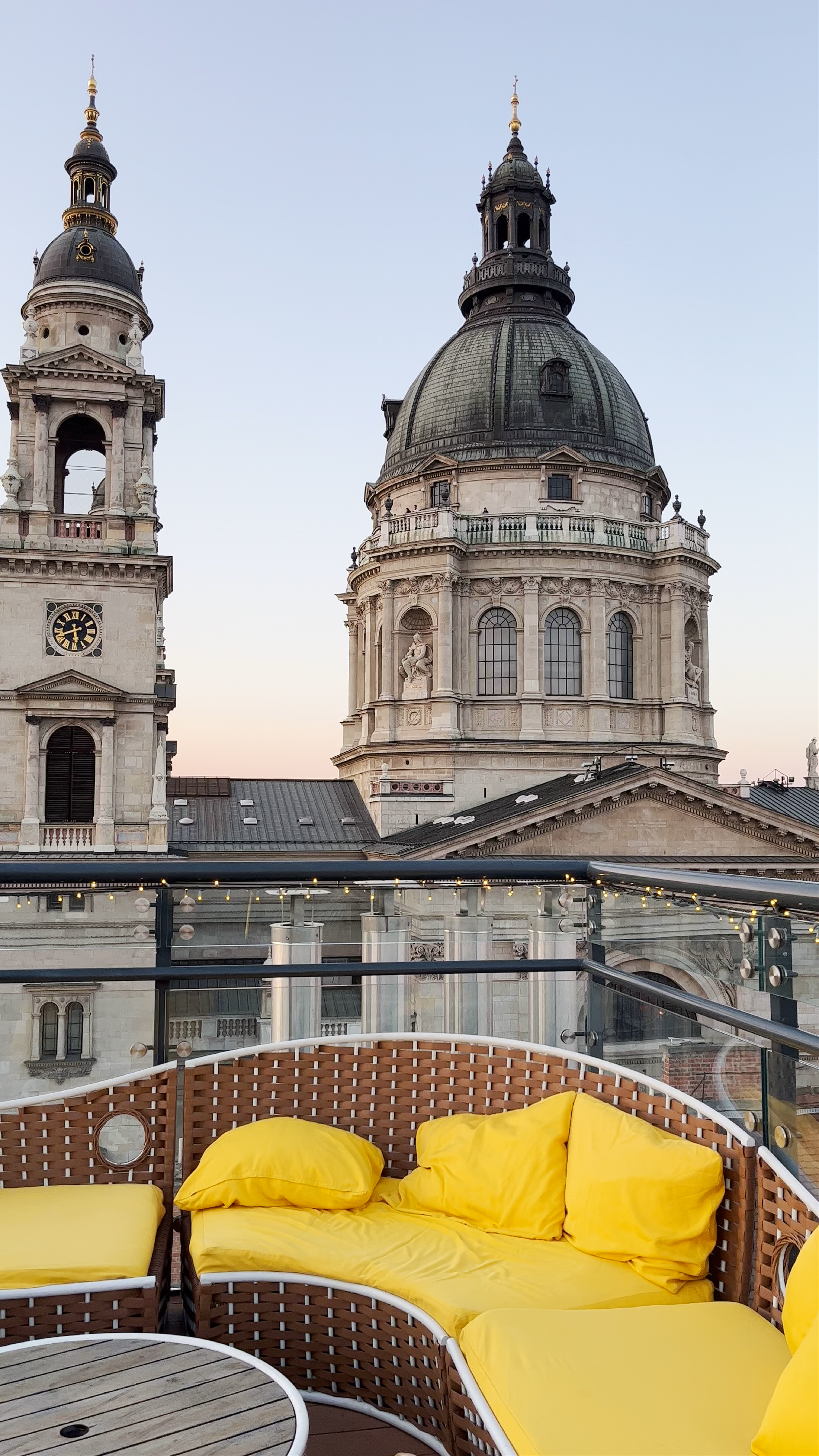 Sunset Cityscape from High Note SkyBar, Budapest