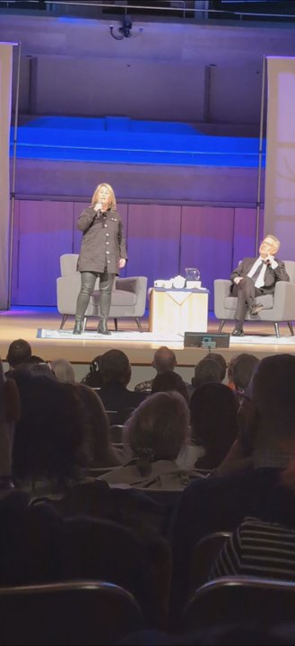 Roy Thomson Hall - Jann Arden singing Good Mother on Mother's Day, with Rich Mercer admiring the impromptu performance - Music Venues Near Me - Toronto, Ontario