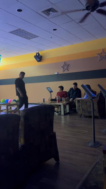 The Back Bowl - Black lights activated! - Bowling Near Me - Eagle, Colorado