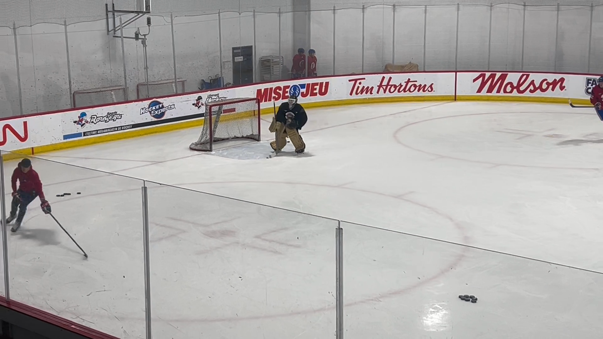 Olivier Bacon Shines in Highlights from Canadiens Practice