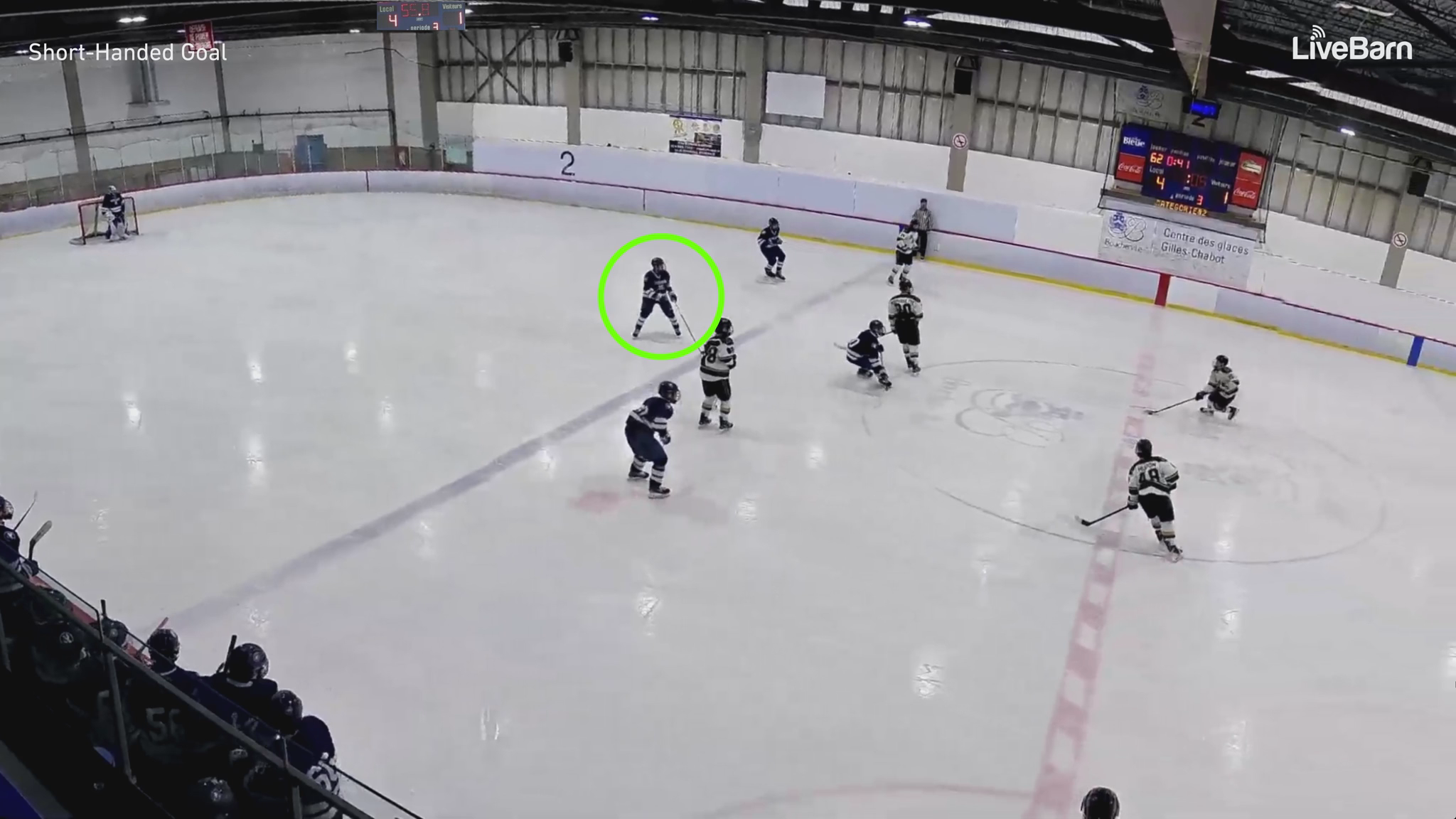 #86 Félix Rajotte Scores Short-Handed Goal for Notre-Dame College M15D1