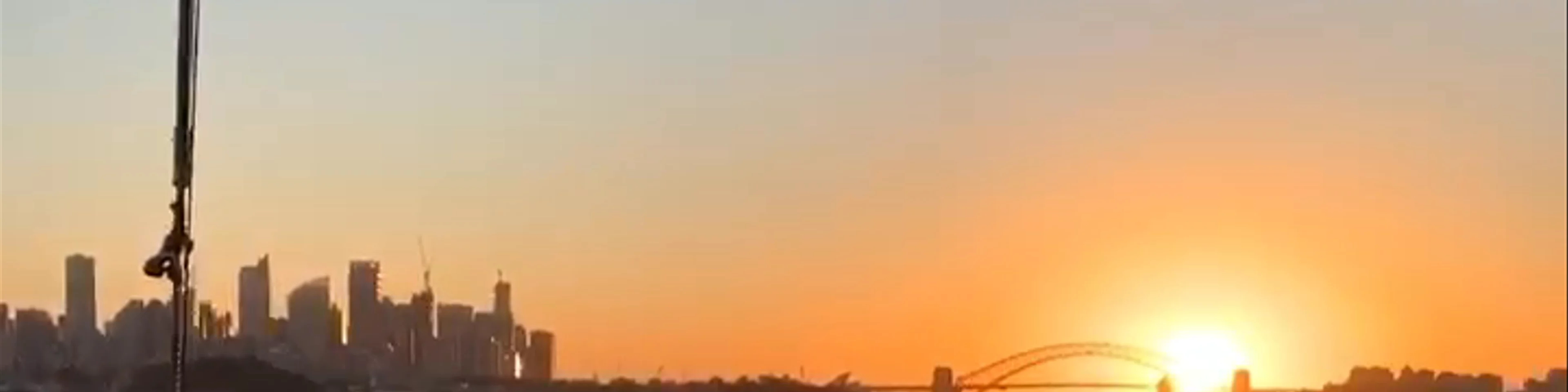 Sailing at Sunset - Sydney Harbour