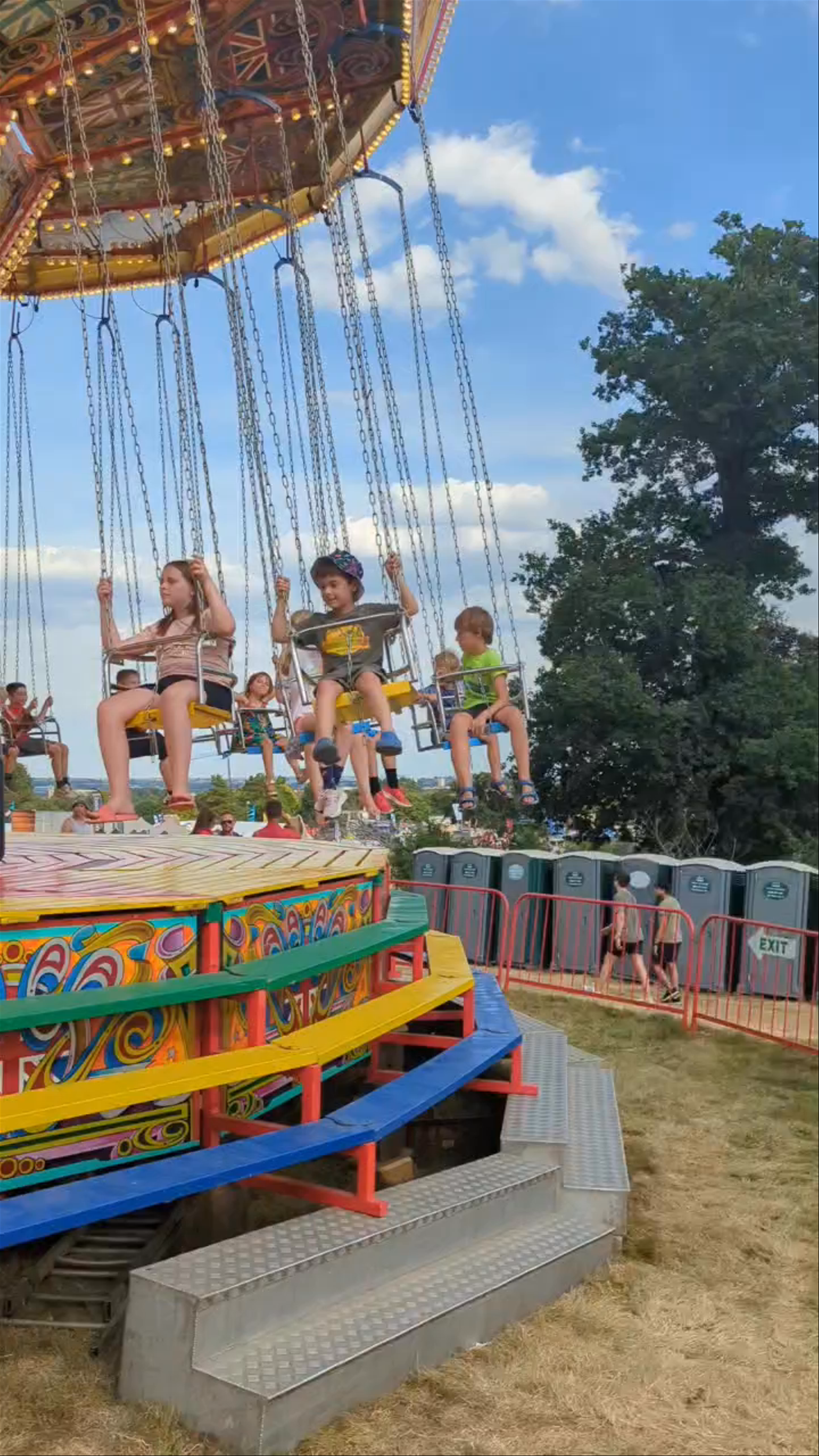 Bristol International Balloon Fiesta Swing Ride Fun
