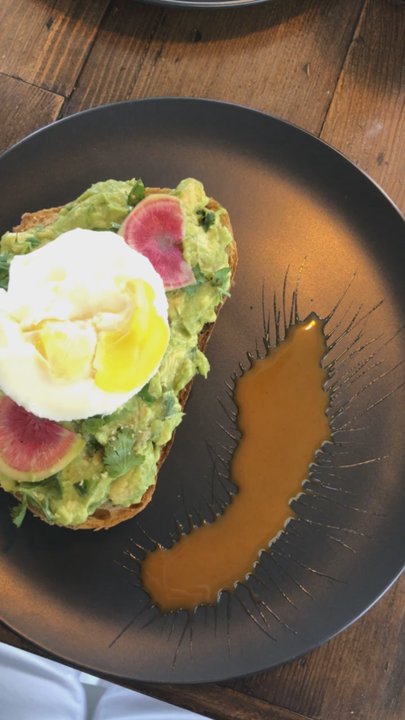 Humblemaker Coffee - Avocado toast with a poached egg...let's just say the plate was clean when I left! - Coffee & Tea Near Me - Seal Beach, California