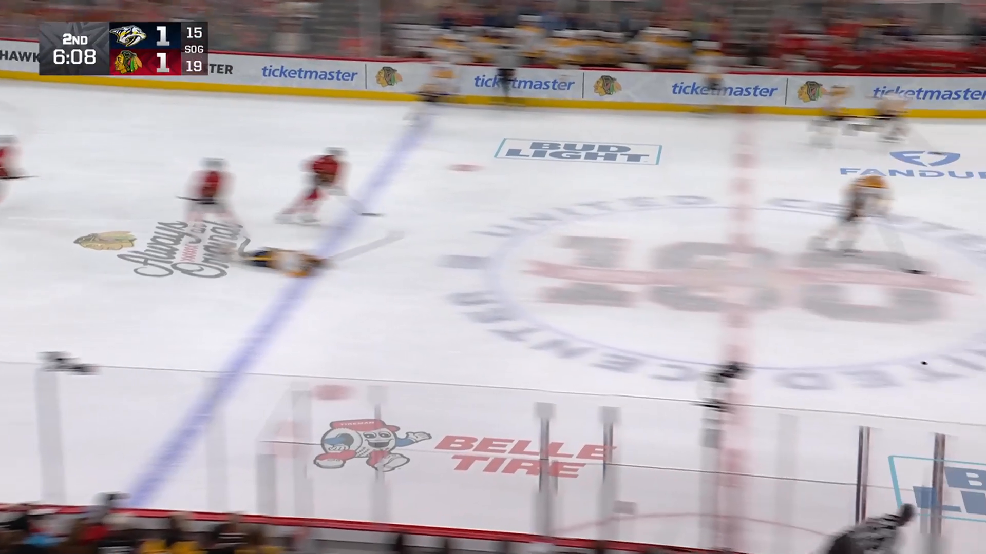 Bedard goes backhand-forehand on a breakaway for the 1-2 lead · Mar 22, 2026
