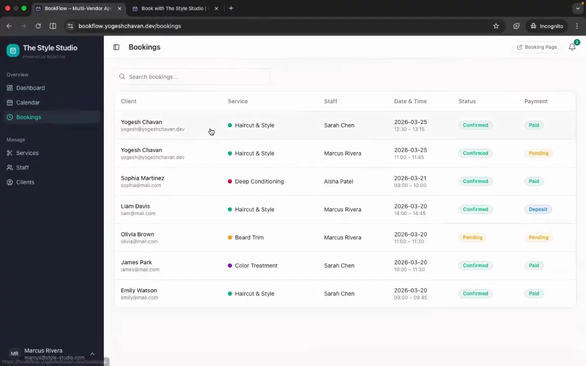 A Multi-Vendor Appointment Booking Platform image 1