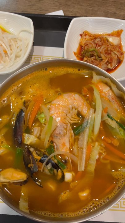Spa World Houston - Spicy Seafood Ramen from the cafe! 10/10 recommend - Massage Near Me - Katy, Texas