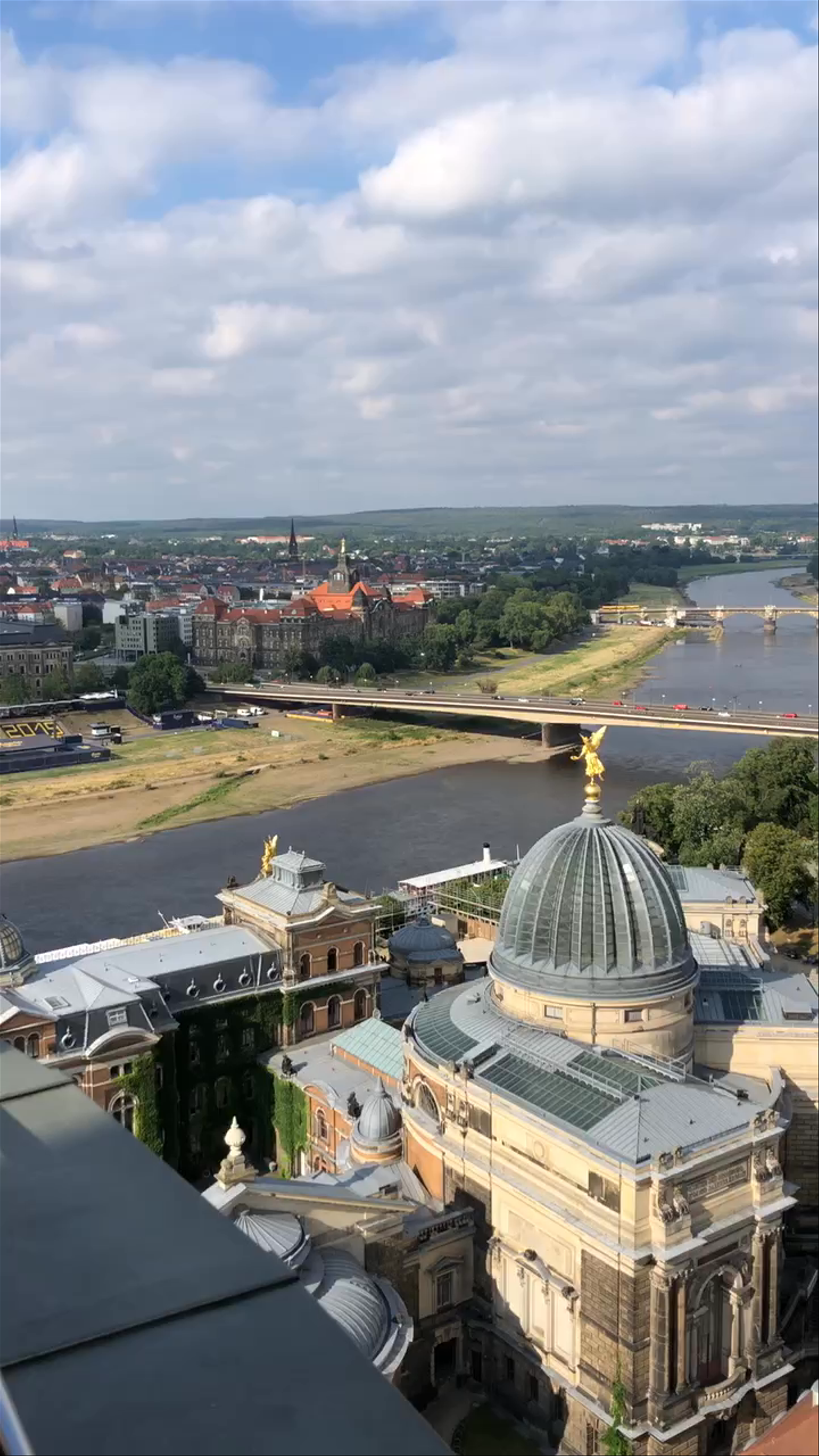 Panoramic Views of Dresden and the Frauenkirche