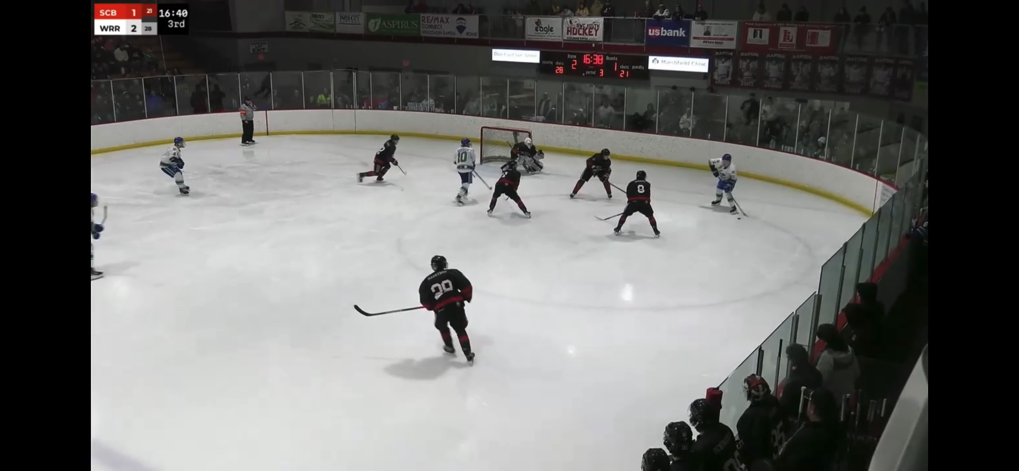 Huge saves with scramble in front