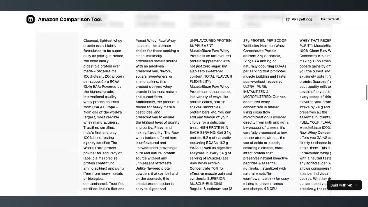 Amazon Product Comparison Tool image 1