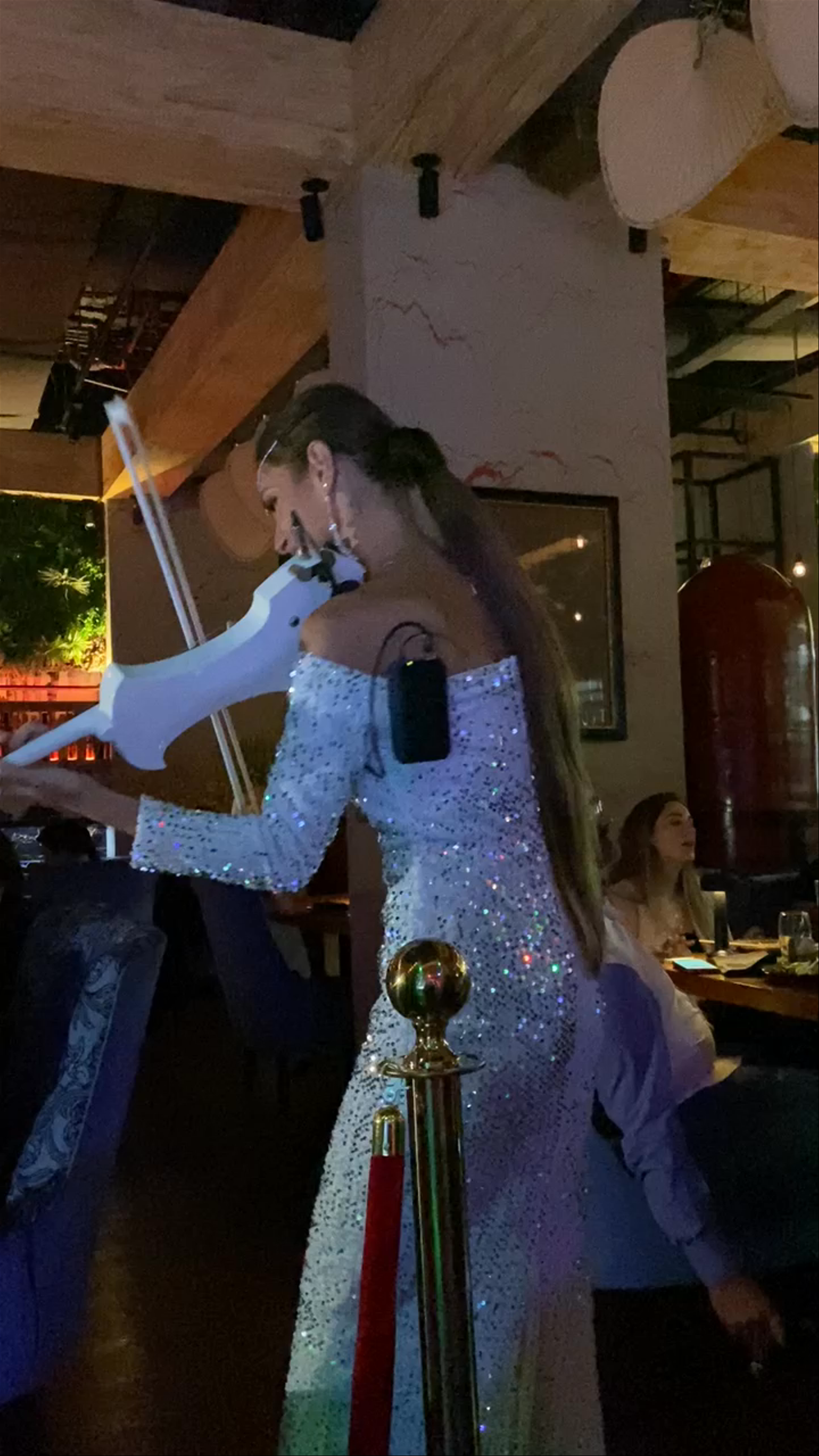 Enchanting Violin Performance at Taikun Dubai near Burj Khalifa