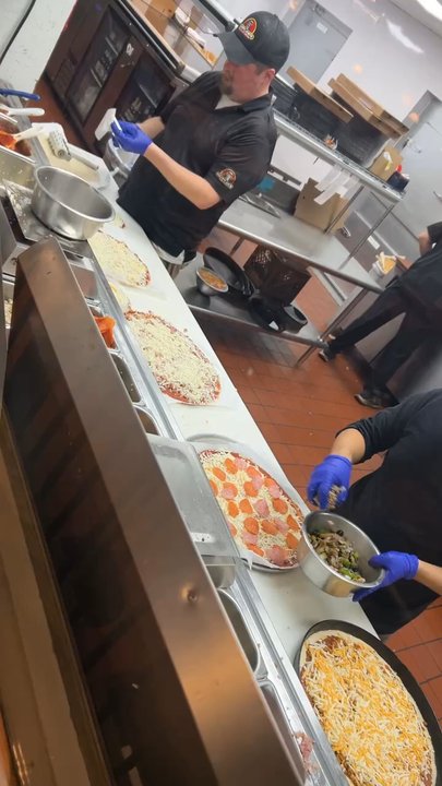 Happy Joe's - you can watch them make pizzas - Pizza Near Me - Green Bay, Wisconsin