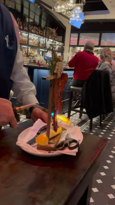 Park Ave Kitchen by David Burke - Torched bacon!! - New American Near Me - New York, New York