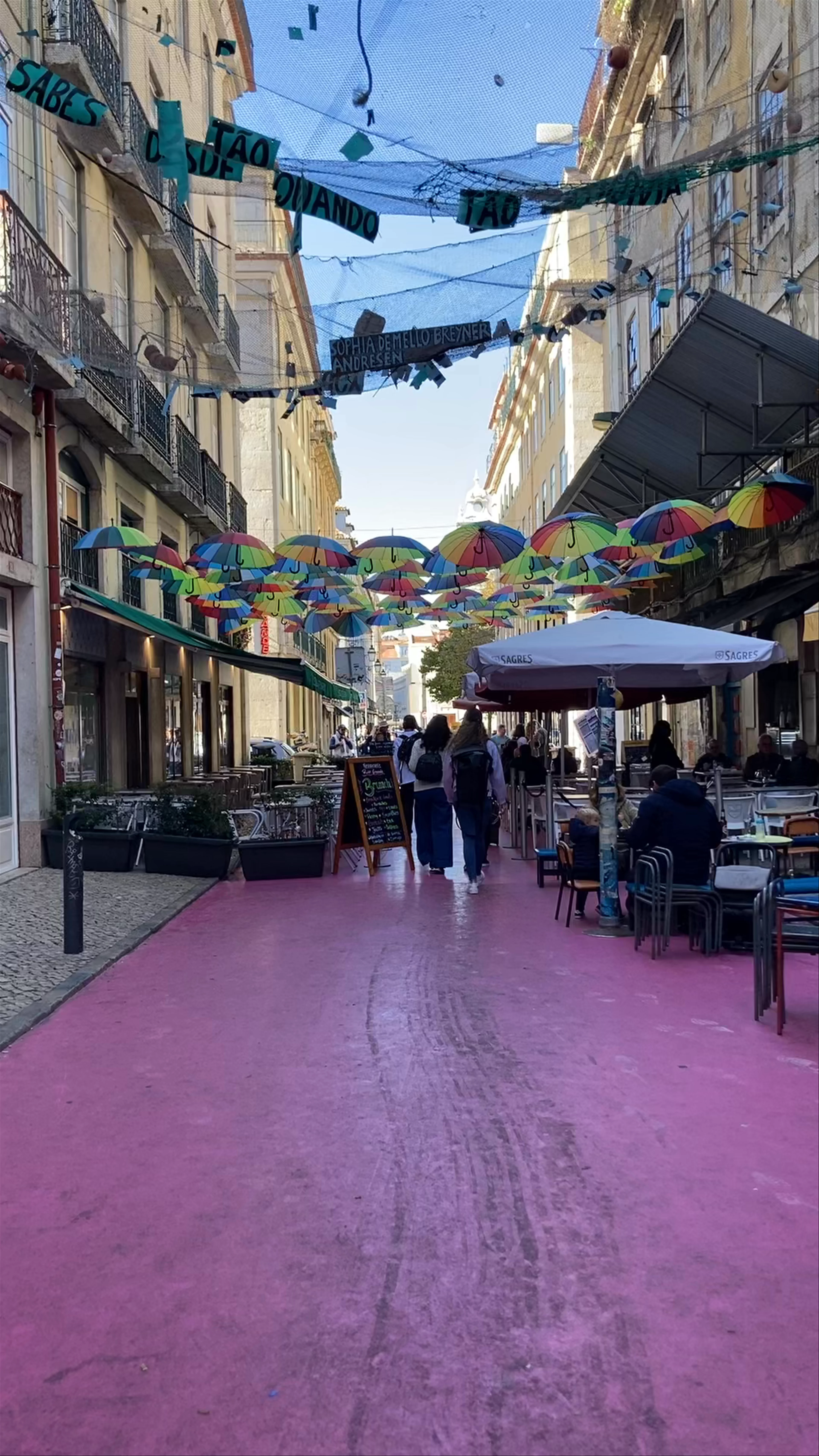 Pink Street, Rua Nova do Carvalho, Lisbon, Portugal