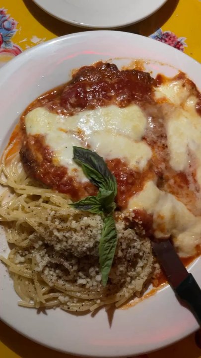 Frank - Chicken parm and spinach lasagna. Both were just OK. - Italian Near Me - New York, New York