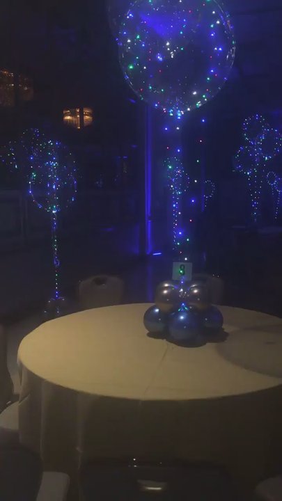Ballroom Balloons - LED bubbles are on fire! - Balloon Services Near Me - Olney, Maryland