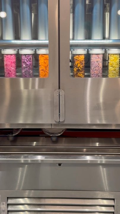 sweetgreen - Healthy Salads, Wraps, and Bowls - Machine making the salad - Salad Near Me - Newport Beach, California