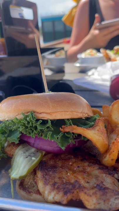 Pier 62 - Grouper sandwich - Seafood Near Me - Cocoa Beach, Florida