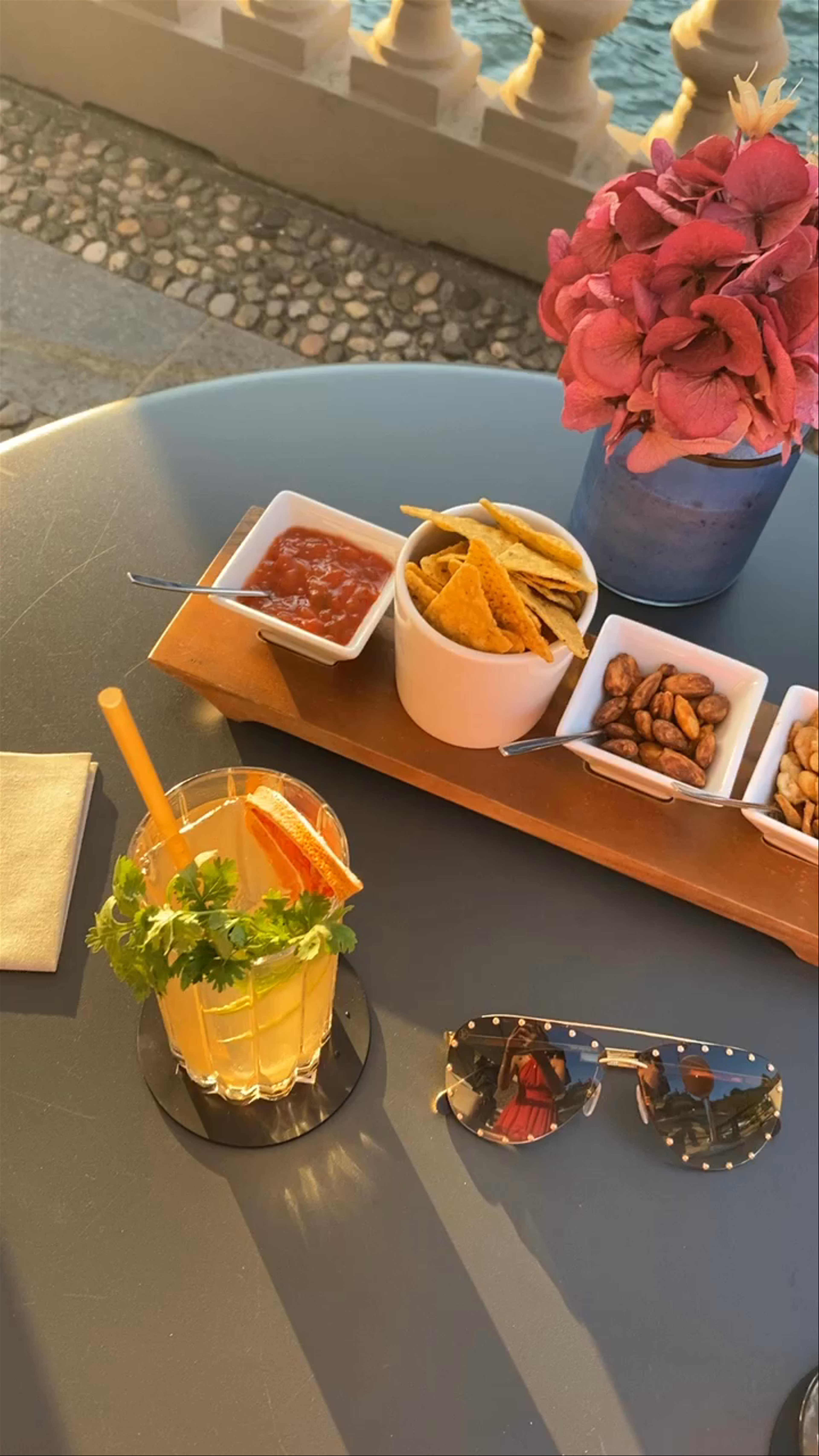 Golden Hour Drinks with a Stunning Lake Como View at Mandarin Oriental Blevio