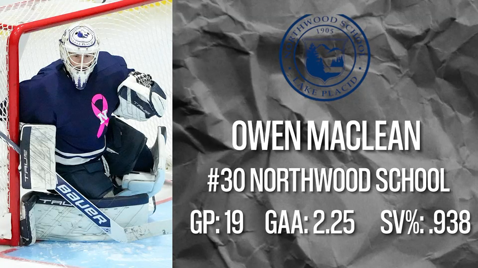Owen Maclean: Northwood School 25/26 Prep Hockey Highlights