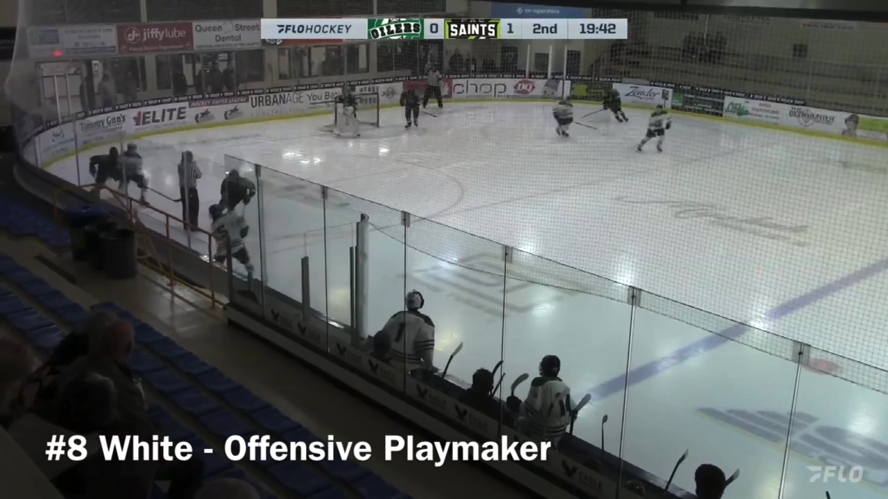 Cameron Johnson's Stunning Back Door Pass | Okotoks Oilers U18 AAA
