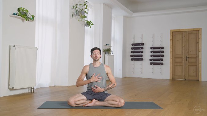 Pranayama practice with Lukas 