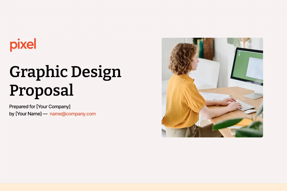 Preview of Graphic Design Proposal Template