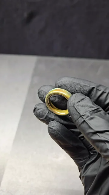 Preview pic of Blue Carmel Ring/Marble Stand