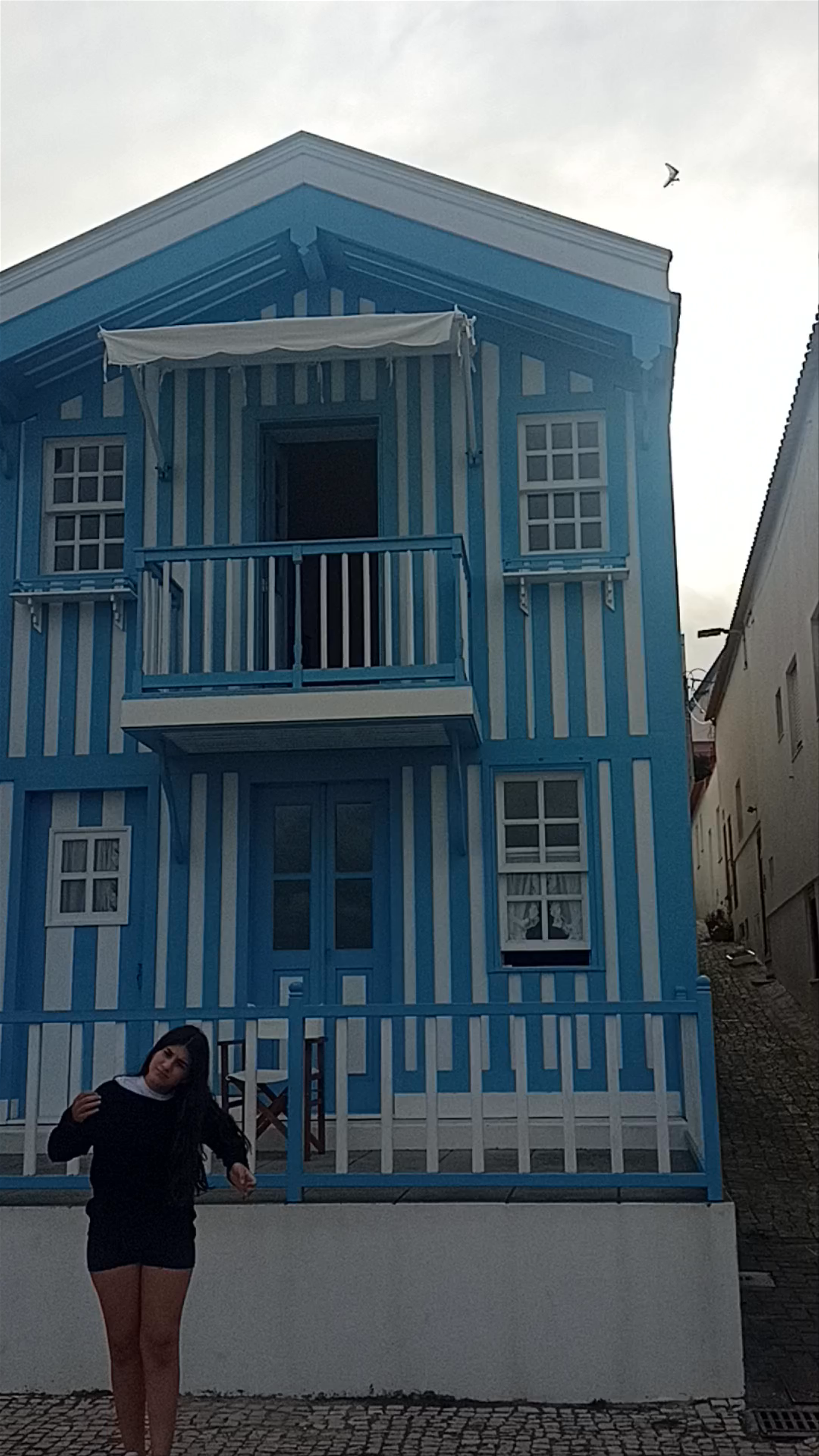 Colorful Striped Houses of Costa Nova, Portugal