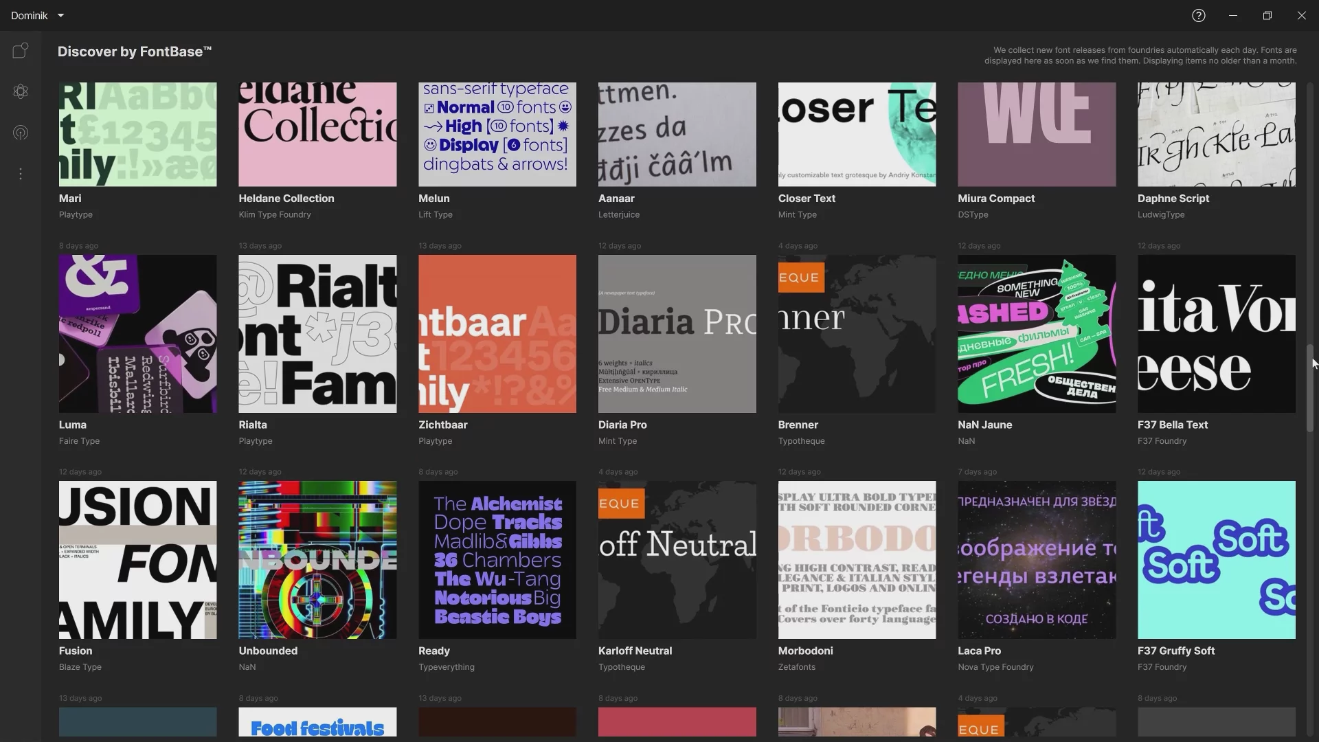 Discover by FontBase image 1