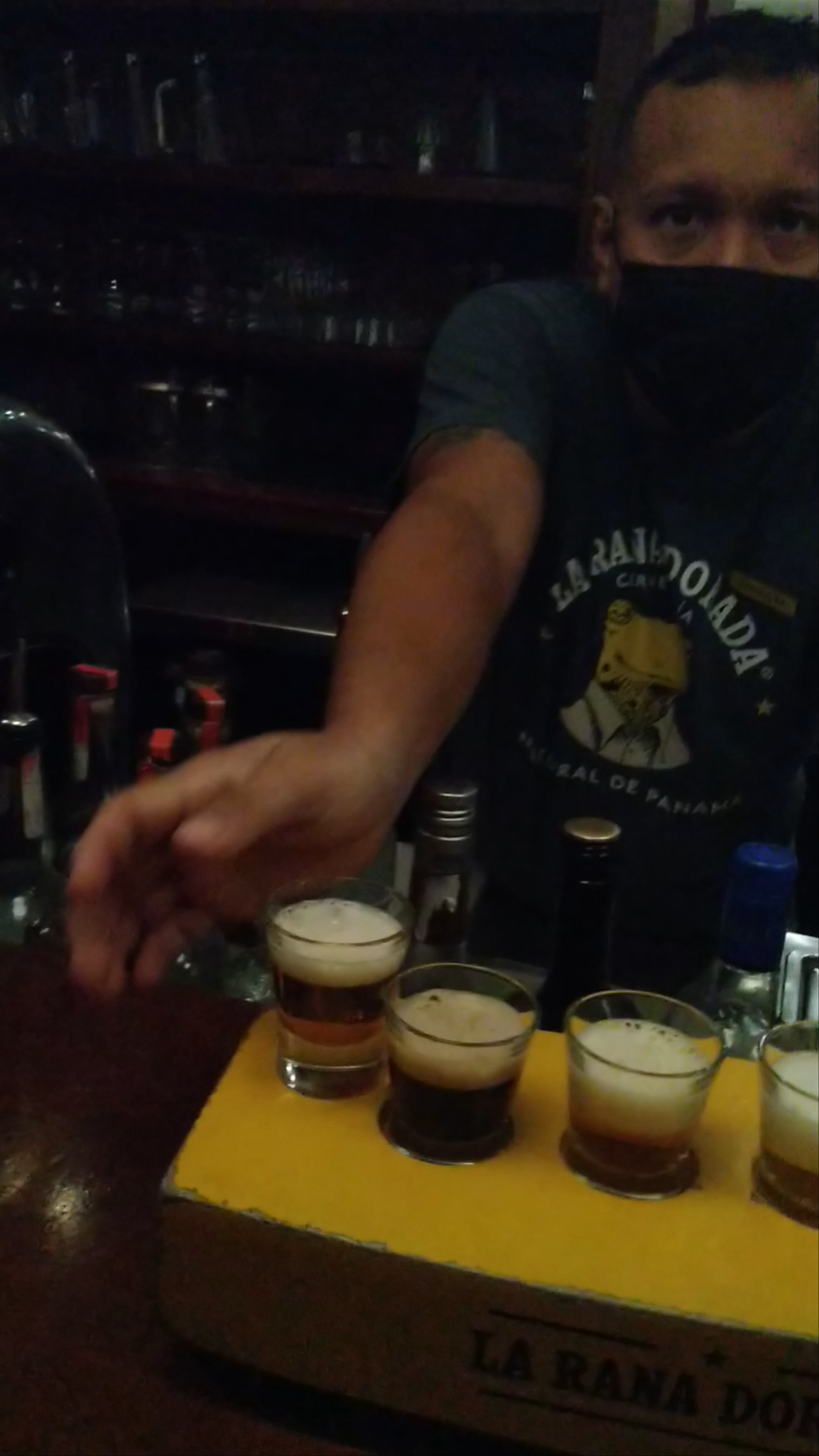 Tasting Local Craft Beers at La Rana Dorada, Panama City