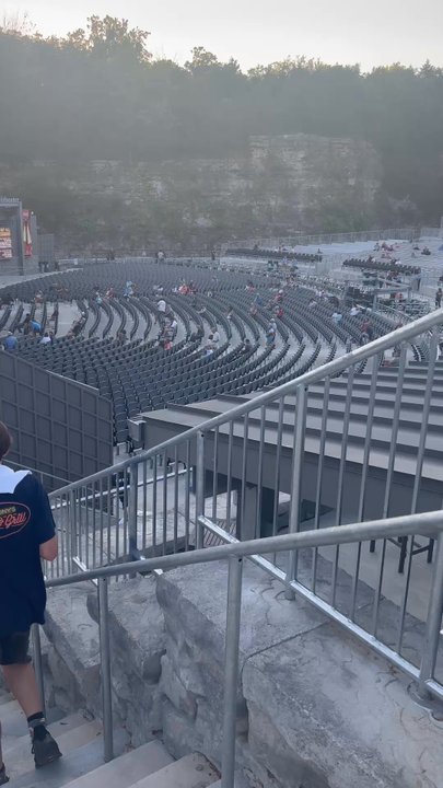 Firstbank Amphitheater - Here's a quick clip showing the amphitheater carved into the rock quarry just before seating began. The natural setting is beautiful - Music Venues Near Me - Franklin, Tennessee