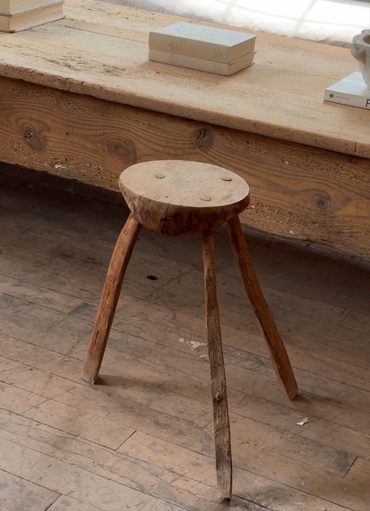 Primitive Tall Stool