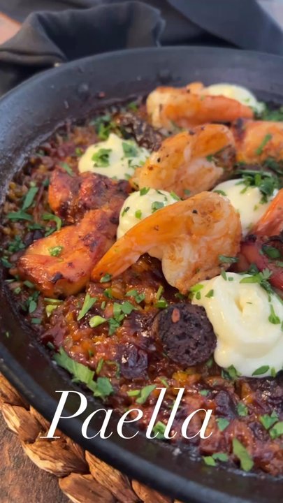 Jamón Jamón - Paella mixta with chicken, chorizo and shrimp - Tapas/Small Plates Near Me - Henderson, Nevada