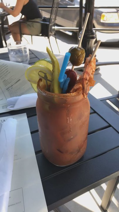 Square Roots - Sunday special bloody marry - Gastropubs Near Me - Crown Point, Indiana