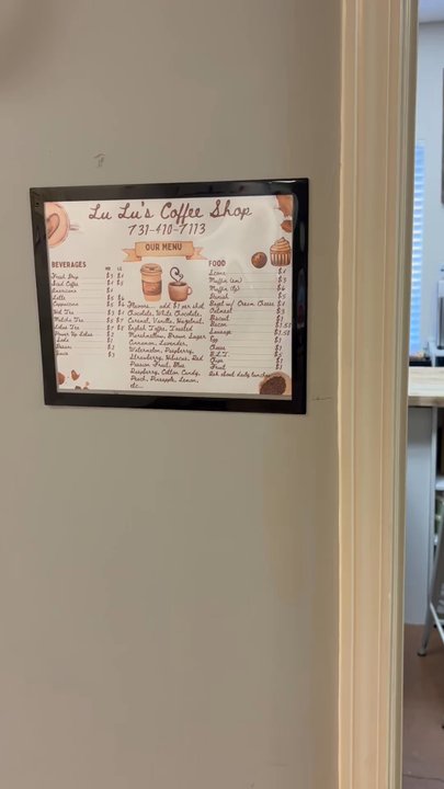 Lu Lu’s Coffee Shop - This cute coffee shop is located inside a rented building! - Coffee & Tea Near Me - Jackson, Tennessee