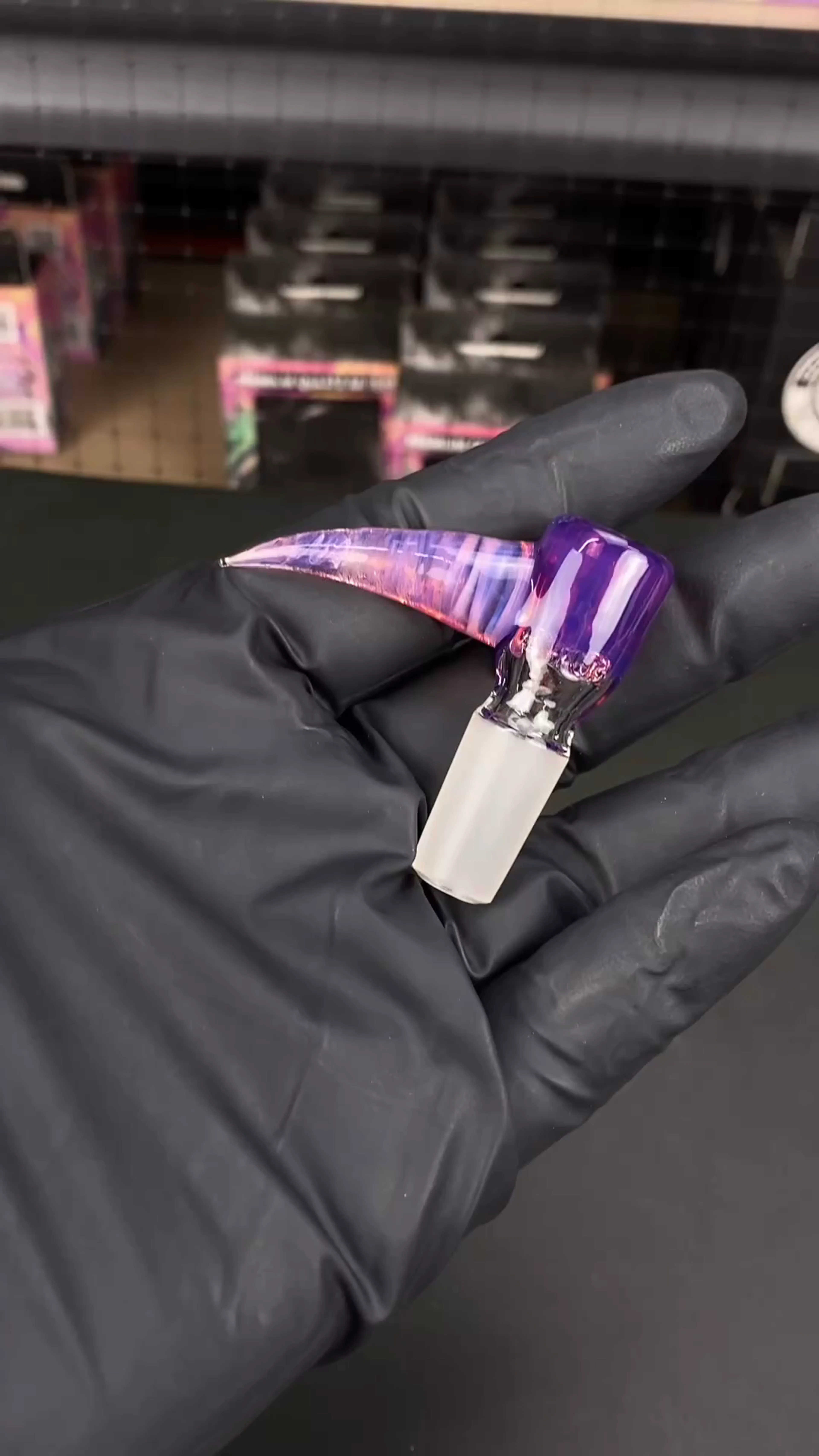 Preview pic of 14mm 4-Hole Glass Bowl Slide by Magizle