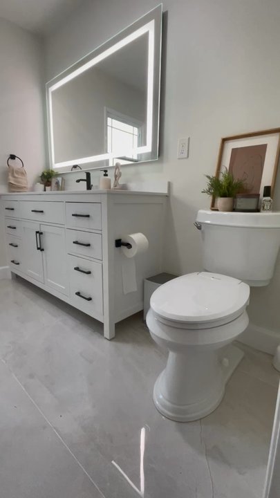 J’s General Contracting - Jason and team completed remodeled our bathroom from shower tub to recessed lighting. 10/10 attention to detail from baseboards to clean up - General Contractors Near Me