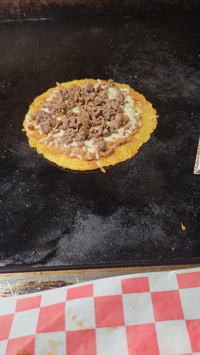 Tacos Clandestinos - A Mexican pizza - Food Stands Near Me - San Jacinto, California