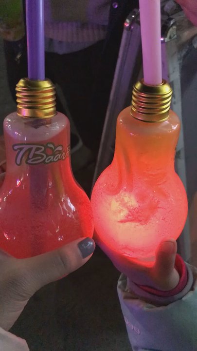 T Baar - They have light bulb drinks now! Pricy but looks pretty :) - Taiwanese Near Me - Brooklyn, New York