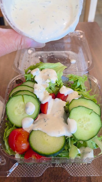 Pizza Parlor - Dressing the salad  04-09-2026 - Pizza Near Me - Long Beach, California