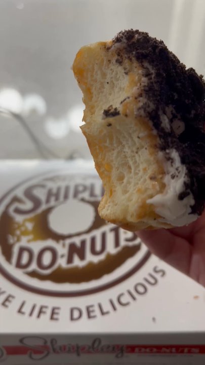 Shipley Do-Nuts - My fave! Oreo cookie glazed - Donuts Near Me - Dallas, Texas
