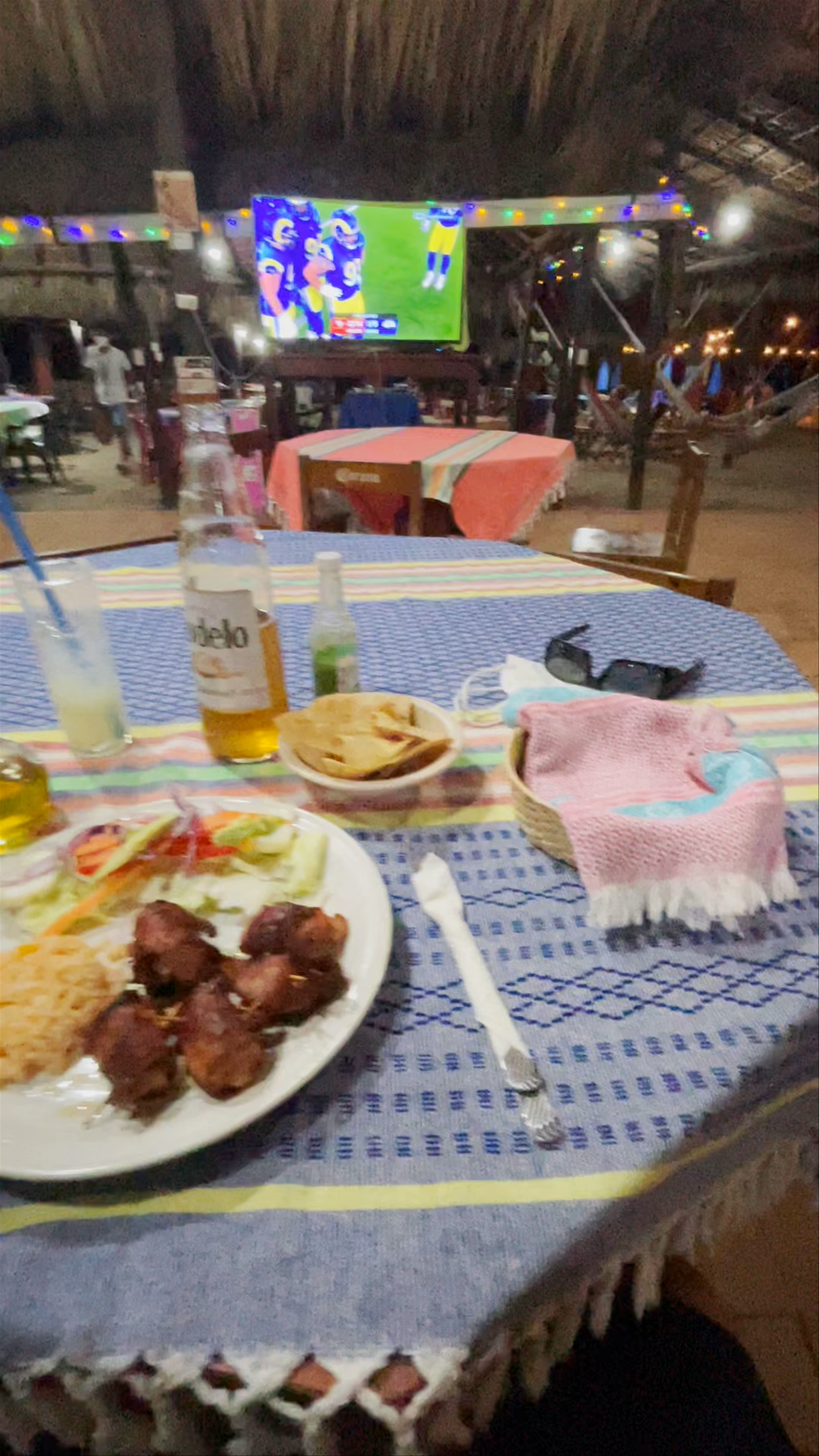 Evening Vibes at Rosarito Restaurant & Bar, Playa Zicatela