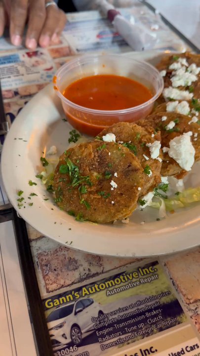 Sam's on Main - Fried green tomatoes - Mediterranean Near Me - Grayson, Georgia