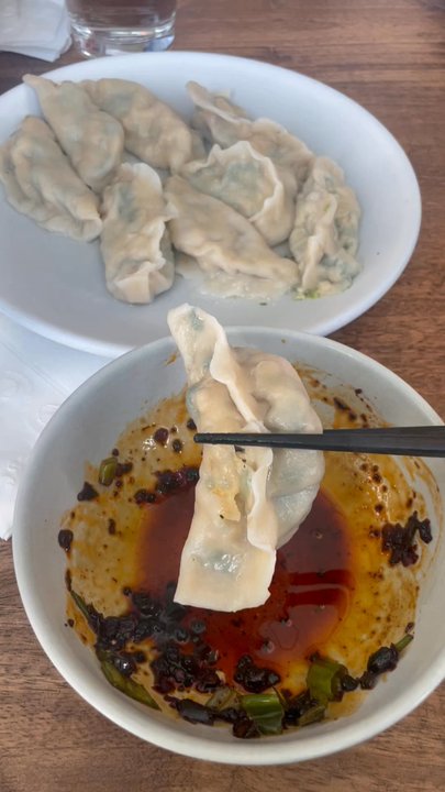 Dumpling Dinner Party - We made our own dipping sauce! - Cooking Classes Near Me